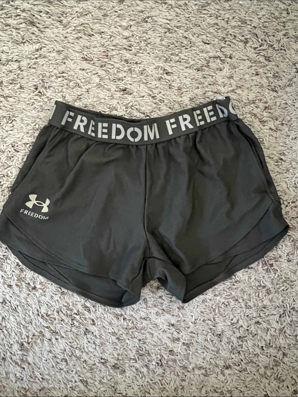 Under Armour Women’s Freedom Performance Shorts - Olive Green
